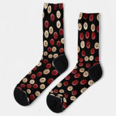 Cooler Niedlicher Spaß einzigartig Socken (Linkes Detail)