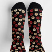Cooler Niedlicher Spaß einzigartig Socken (Oben)