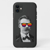 Cooler Nietzsche mit Sonnenbrille Case-Mate iPhone Hülle (Rückseite)
