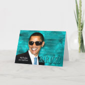 Cooler Obama Karte (Vorderseite)
