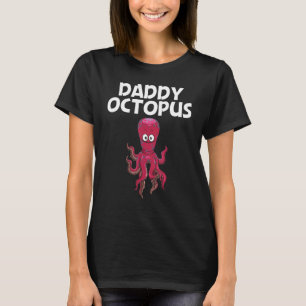 Cooler Oktopus für Männer Vater Meereslebewesen T-Shirt