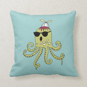 Cooler Oktopus Kissen