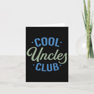Cooler Onkel Club Bester Onkel überhaupt Lustige T Karte