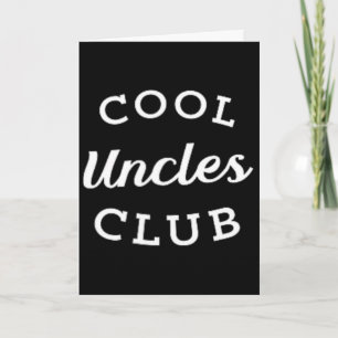 Cooler Onkel Club Bester Onkel überhaupt Lustiger  Karte