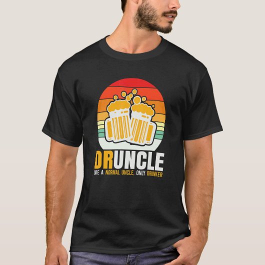Cooler Onkel Druncel wie ein normaler Onkel nur Dr T-Shirt (Vorderseite)