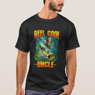 Cooler Onkel Fishing Lover Gift Vathday T-Shirt
