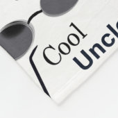 Cooler Onkel Fleece Blanket (Ecke)