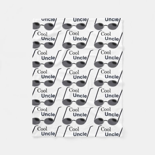 Cooler Onkel Fleece Blanket (Vorderseite)