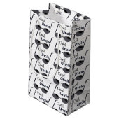 Cooler Onkel Gift Bag Kleine Geschenktüte (Rückseite Schrägansicht)