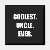 Cooler Onkel je Magnet (Vorne)