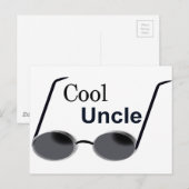 Cooler Onkel Postkarte (Vorne/Hinten)