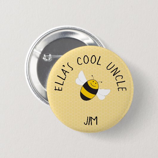 Cooler Onkelknopf für Hummeldusche Button (Vorne & Hinten)