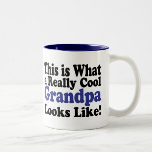 Cooler Opa Becher Zweifarbige Tasse