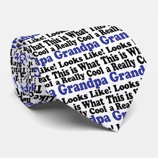 Cooler Opa Krawatte (Gerollt)