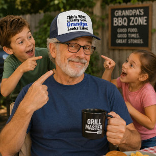 Cooler Opa Lustiger Opa Trucker Hut Geschenk Truckerkappe