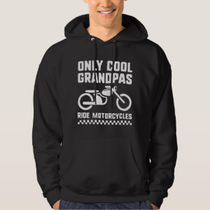 Cooler Opa Motorrad Hoodie