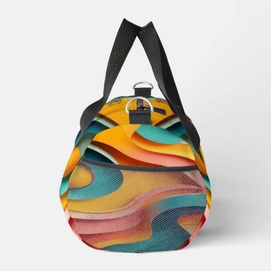 Cooler orangefarbener Tasche mit bearbeitbarem Tex (Rechts)