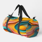 Cooler orangefarbener Tasche mit bearbeitbarem Tex (Rechte Ecke)