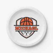 Cooler Orangenschwarzer Basketball