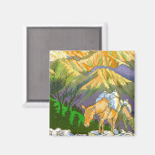 Cooler Orientalischer Ghorapani Bergpass Nepal Kun Magnet (Vorderseite/Rückseite)