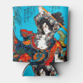 Cooler orientalischer japanischer Ancient Samurai  Dosenkühler (Vorderseite)
