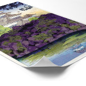 Cooler orientalischer japanischer Burg Palazzo Civ Poster (Ecke)