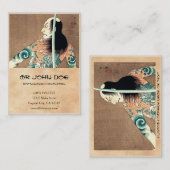 Cooler orientalischer japanischer kabuki visitenkarte (Vorne/Hinten)