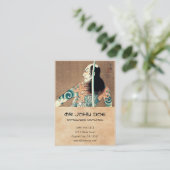 Cooler orientalischer japanischer kabuki visitenkarte (Stehend Vorderseite)