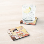 Cooler orientalischer japanischer Klassiker Geisha Untersetzer (Rechte Seite)