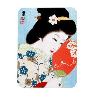Cooler orientalischer japanischer Klassiker Magnet