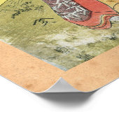 Cooler orientalischer japanischer Klassiker Poster (Ecke)