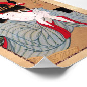 Cooler orientalischer japanischer Klassiker Poster (Ecke)