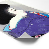 Cooler orientalischer japanischer Klassiker Poster (Ecke)