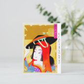 Cooler orientalischer japanischer Klassiker Postkarte (Stehend Vorderseite)