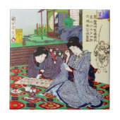 Cooler orientalischer japanischer klassischer fliese (Vorderseite)