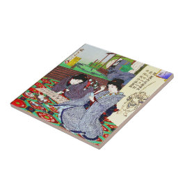 Cooler orientalischer japanischer klassischer fliese