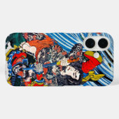 Cooler orientalischer japanischer Legendär Hero Sa Case-Mate iPhone Hülle (Rückseite (Horizontal))