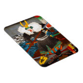 Cooler orientalischer japanischer Legendär Samurai Magnet (Rechte Seite)