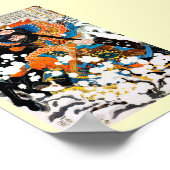 Cooler orientalischer Legendär Hero Warrior Reiter Poster (Ecke)