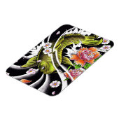 Cooler orientalischer Schwarzer Tintenfisch Magnet (Linke Seite)