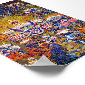 Cooler orientalischer Tangka Yamantaka Todesgottät Poster (Ecke)