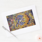 Cooler orientalischer Tangka Yamantaka Todesgottät Rechteckiger Aufkleber (Umschlag)