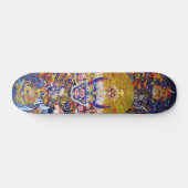 Cooler orientalischer Tibethan-Mandala Yamantaka-T Skateboard (Horizontal)