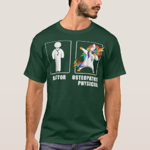 Cooler Osteopathischer Arzt Männer Unicorn Funny S T-Shirt