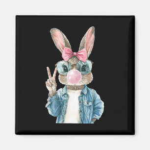 Cooler Osterhase Blas Bubble Kaugummi Kaninchen Os Magnet