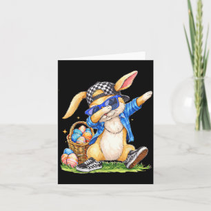 Cooler Osterhase Hip Hop Kinder Jungen Karte