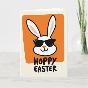 Cooler Osterhase Saisongrußkarte Karte