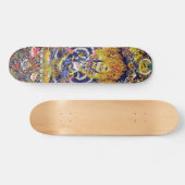 Cooler Osttibethan Mandala Yamantaka Todesgott Skateboard (Horizontal)