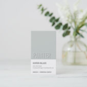 COOLER PAINT CHIP-Armgestänge grau Visitenkarte (Stehend Vorderseite)