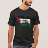 Cooler palästinensischer Flaggenentwurf T-Shirt (Vorderseite)